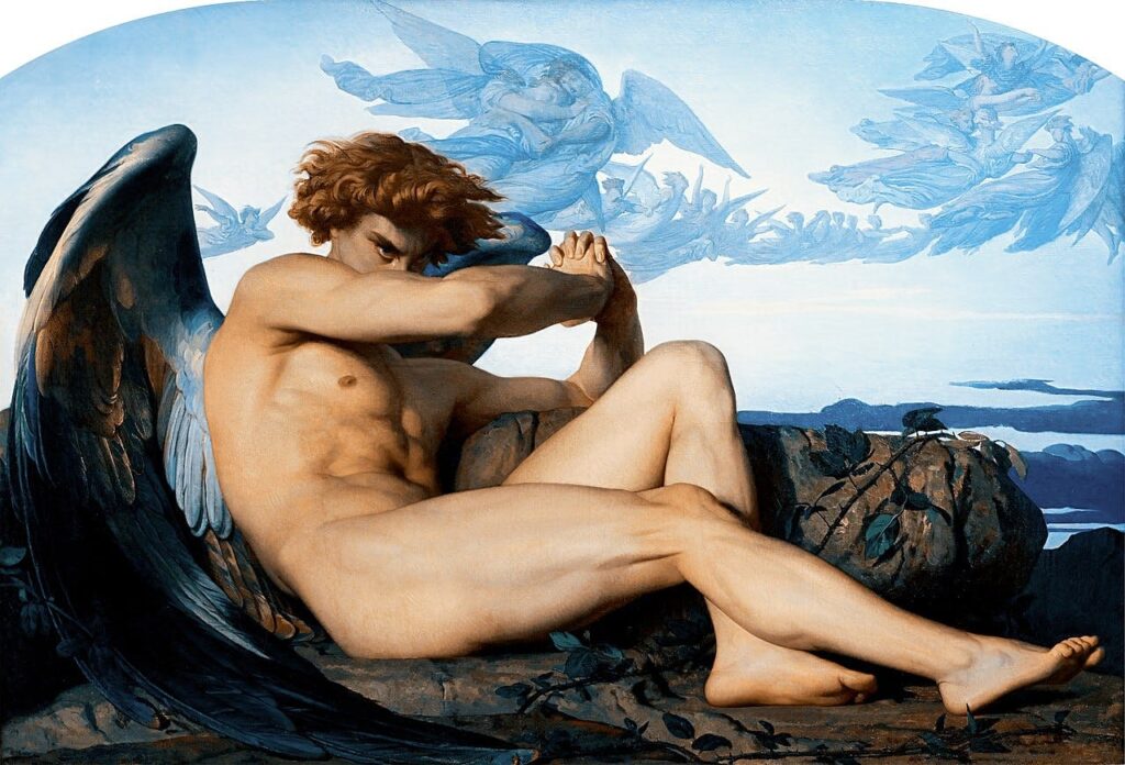 "Fallen Angel" by Alexandre Cabanel (1847) 