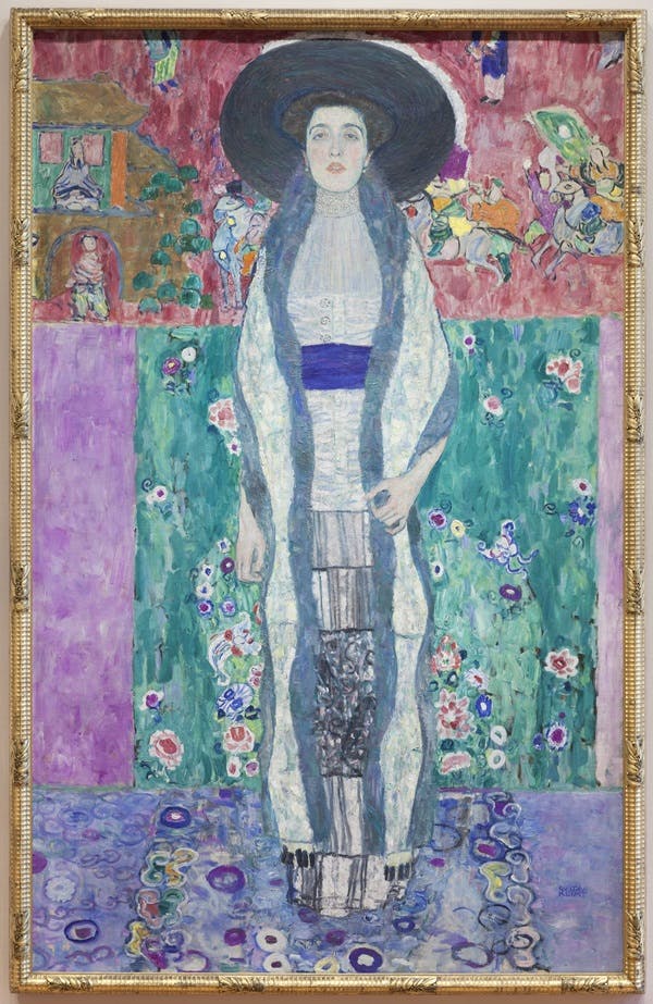 Adele Bloch-Bauer II (1912) by Gustav Klimt. Courtesy Jonathan Muzikar. 