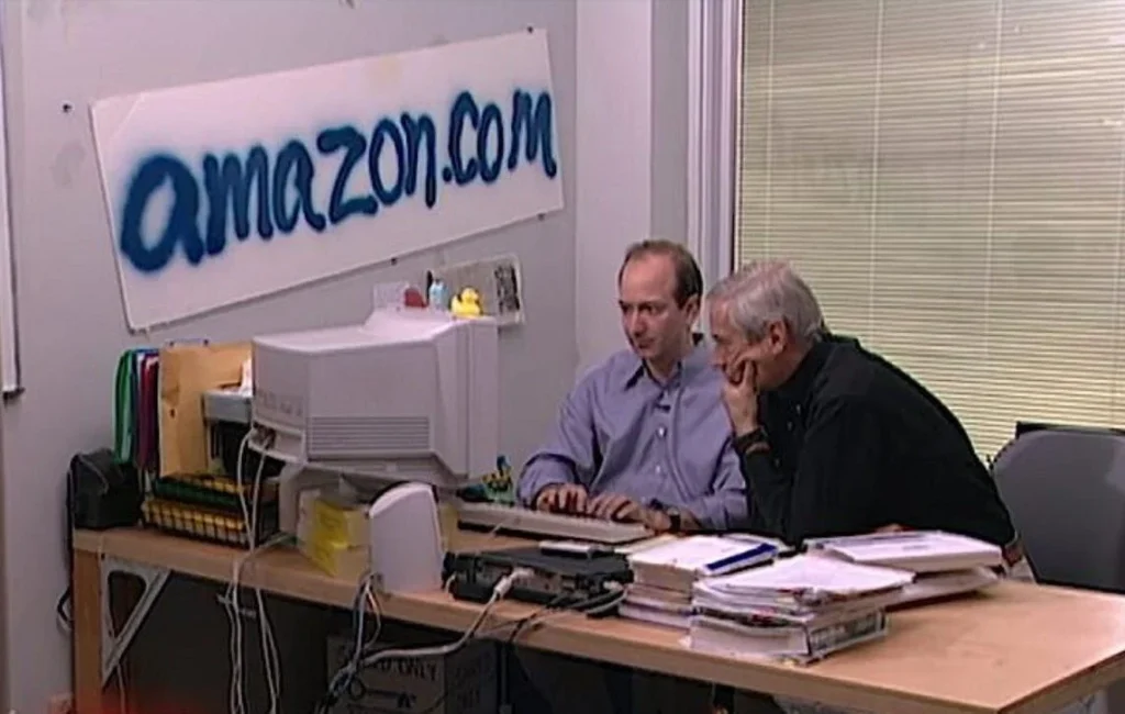 Amazon founder and CEO Jeff Bezos in 1995