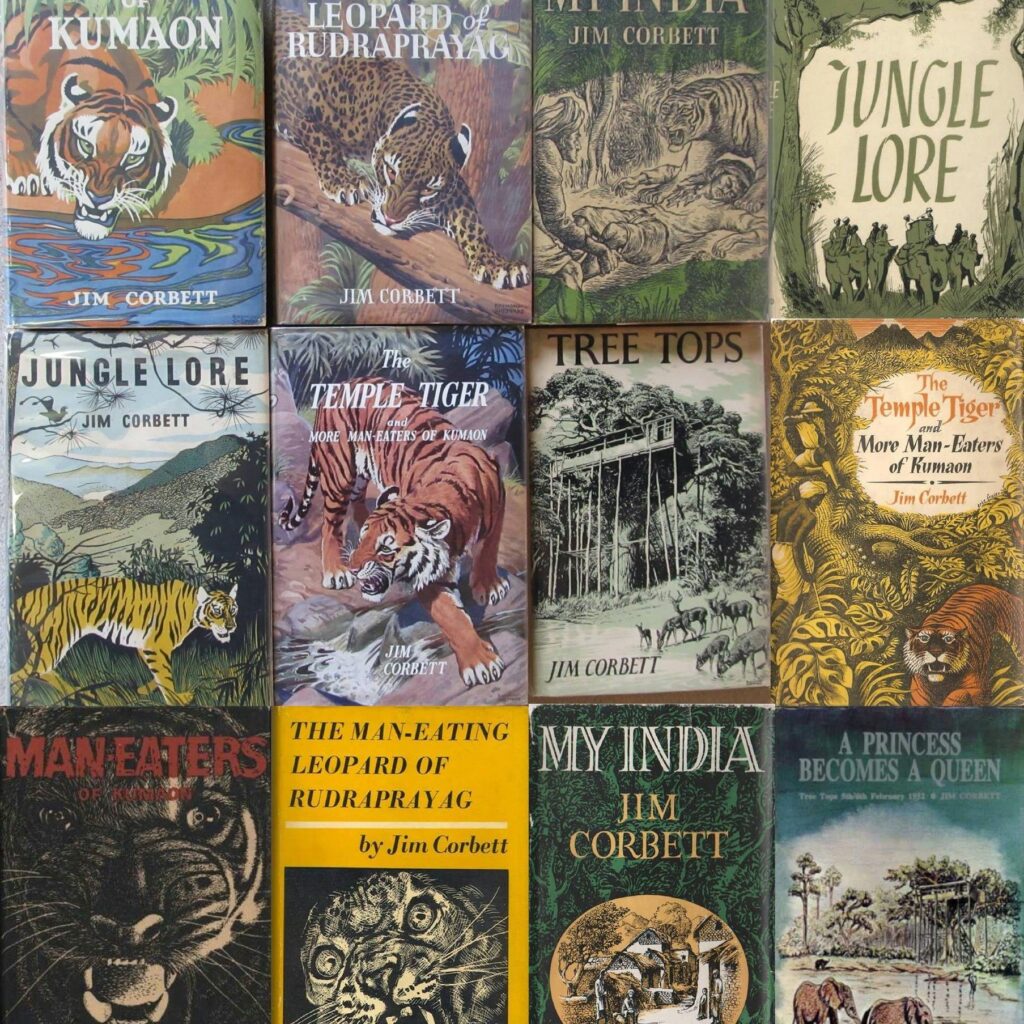 Book authored by Jim Corbett on his adventures in the jungle
