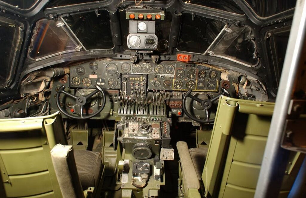 Consolidated B-24 Liberator cockpit
