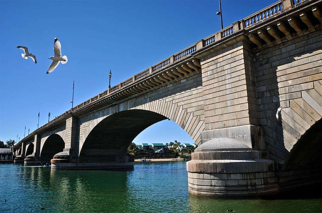 Current 'London Bridge' at Lake Havasu city, AZ 