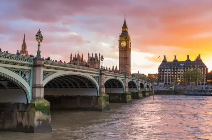 Current London Bridge in London 
