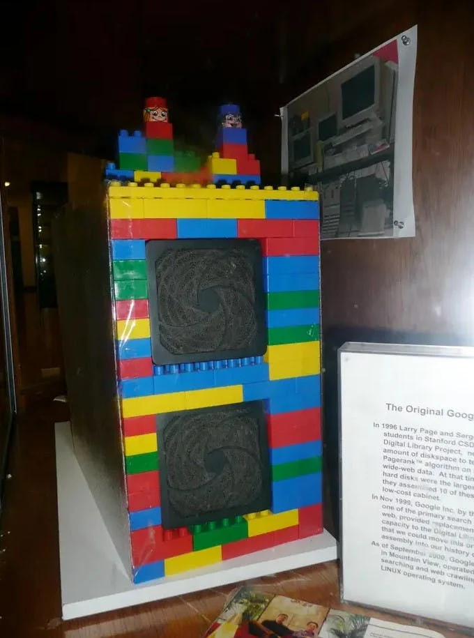 First ever Google server used a home made Legos and was housed in the Stanford campus 