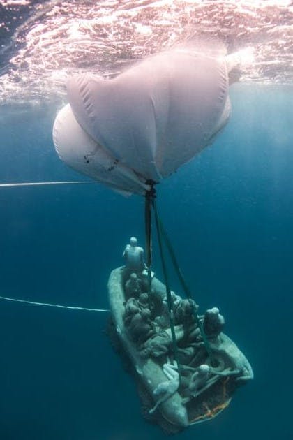 Installation of 'The Raft' 