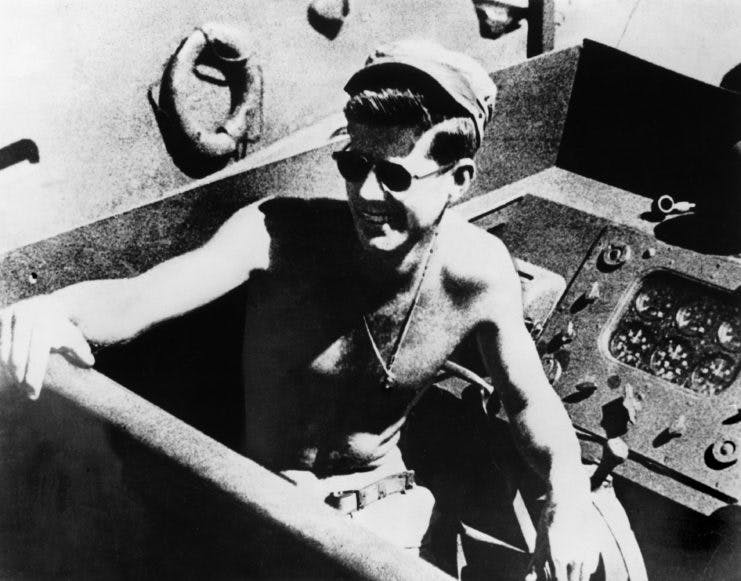 John F. Kennedy in the Pacific.
(Photo Credit: Keystone-France / Gamma-Keystone / Getty Images)