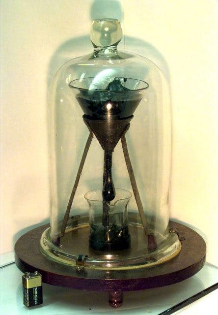 The Pitch Drop - The longest running lab experiement.
