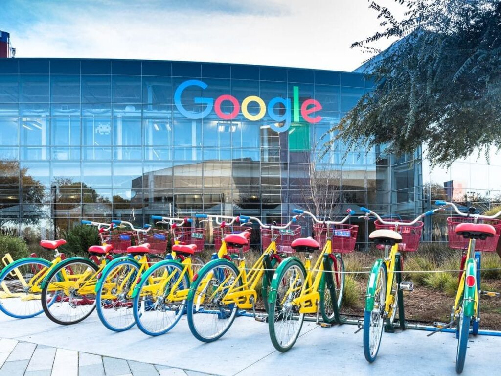 The famous GooglePlex in Mountain View, California 