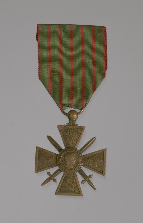 World War I Croix de Guerre medal awarded to the 369th Infantry Regiment. See more.
Collection of the Smithsonian National Museum of African American History and Culture.