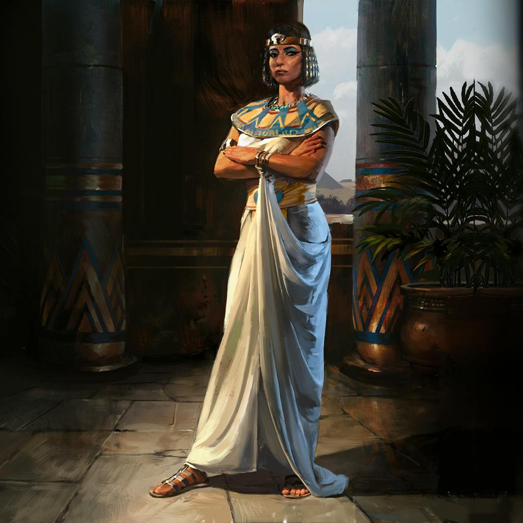 artist rendition of Hatshepsut
