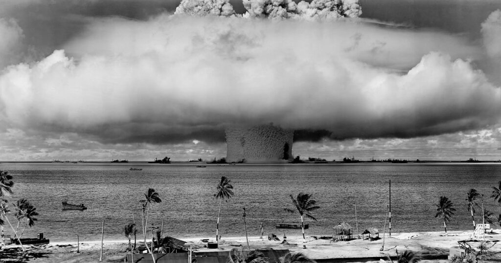 Castle Bravo, explosion, mushroom cloud, nuclear explosion